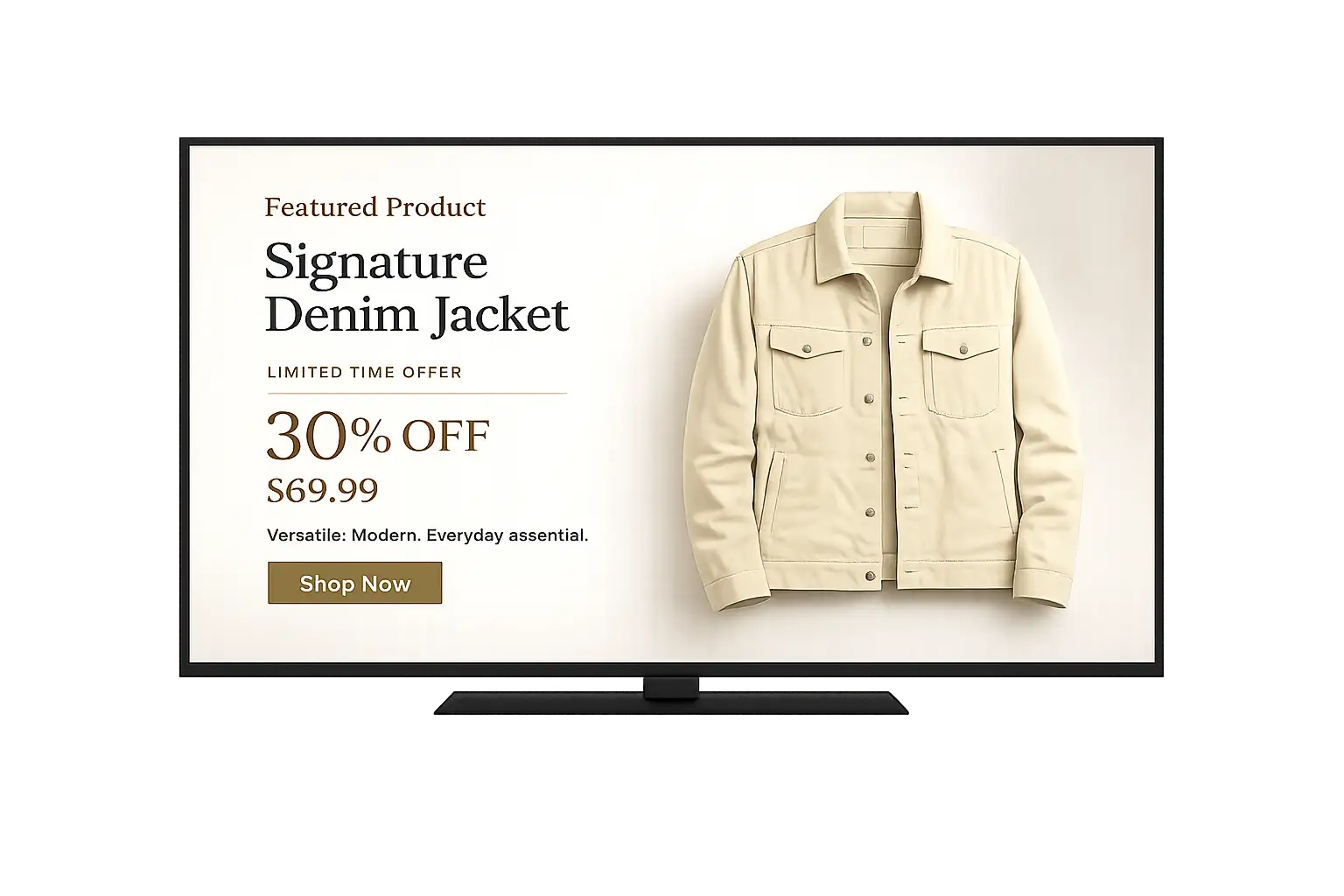 Show off your products in motion