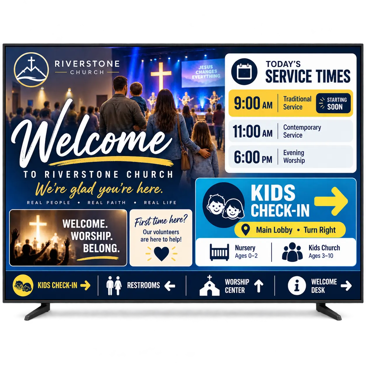 Welcome and wayfind