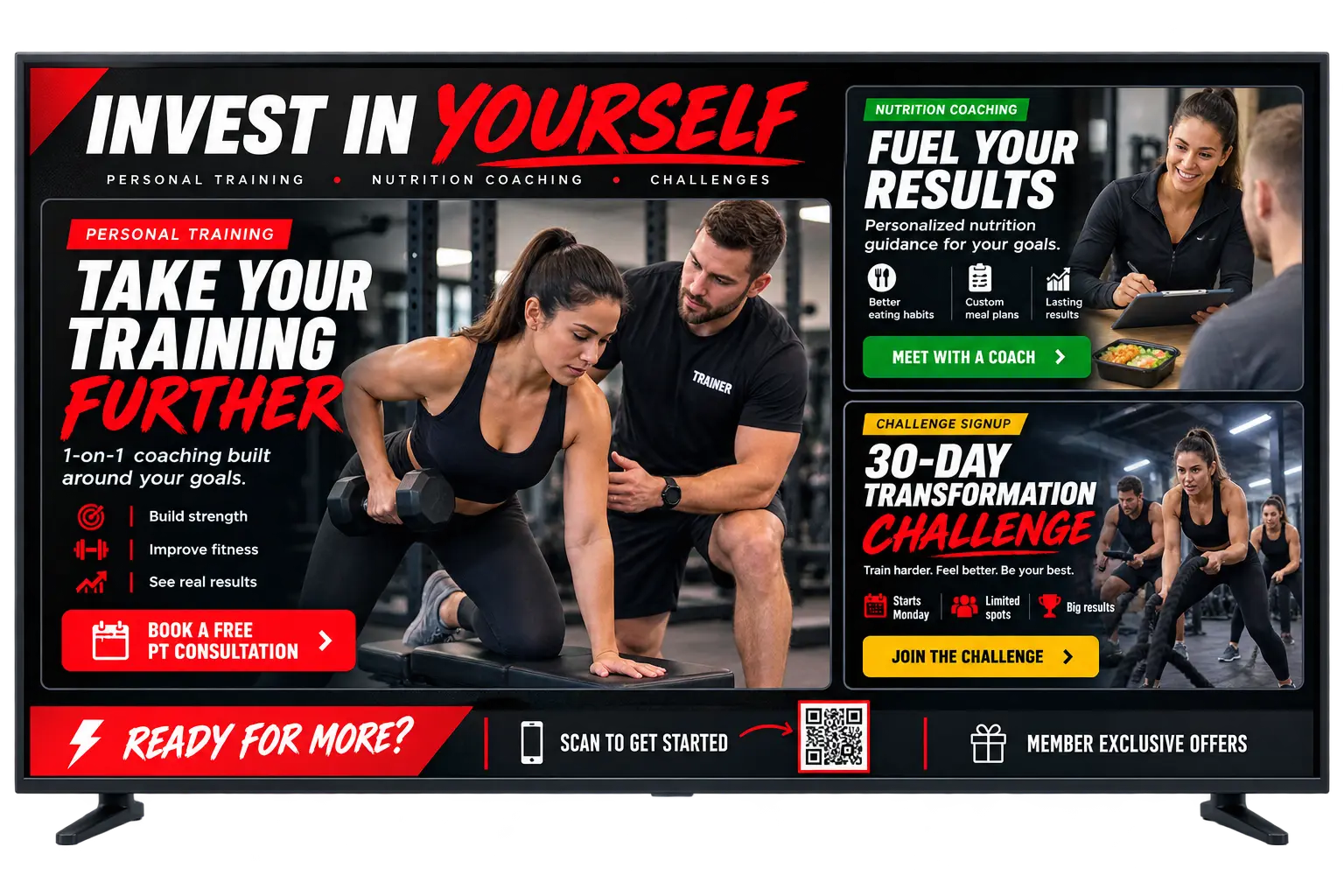 Promote programs and PT