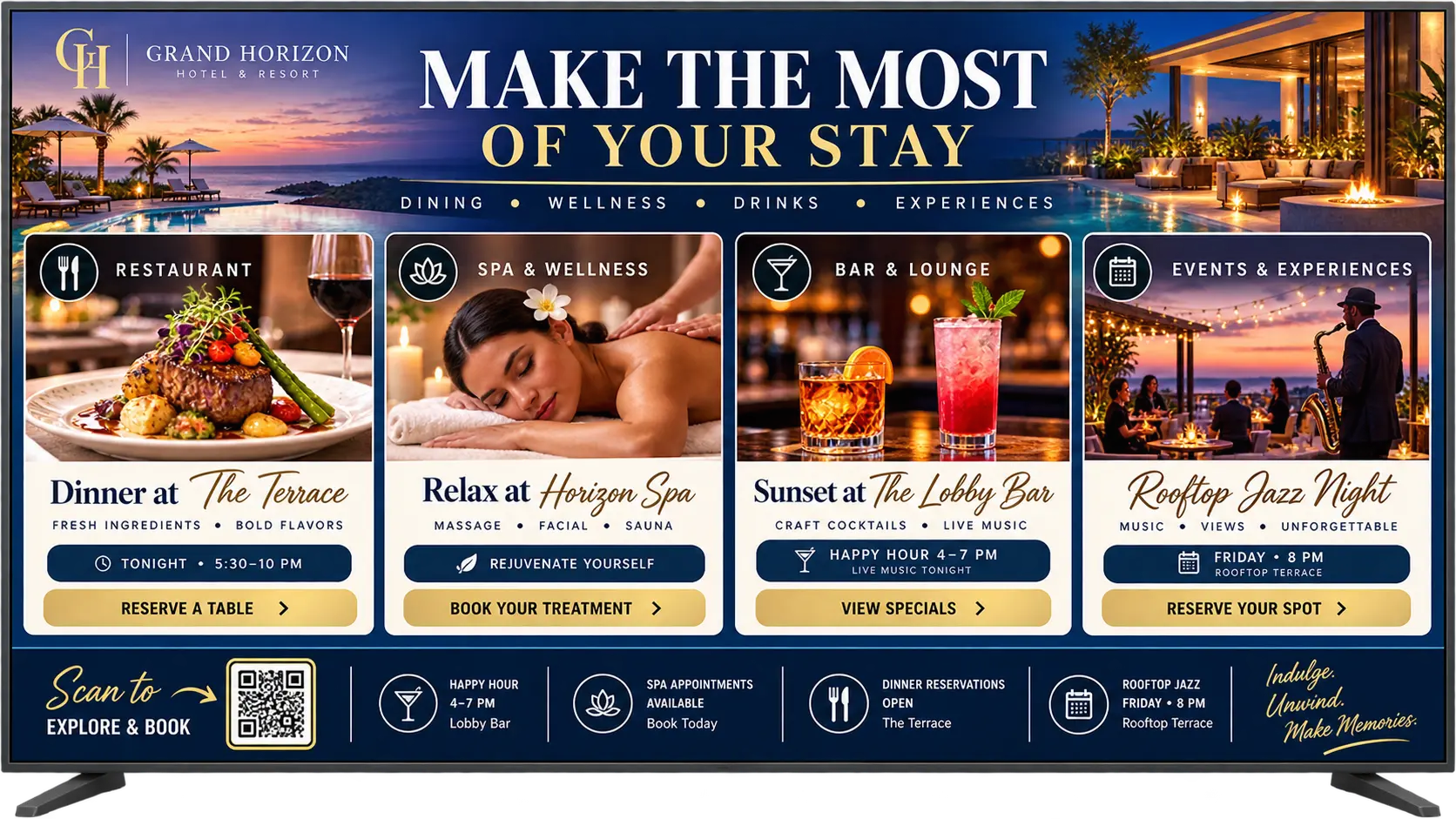Promote in-house revenue