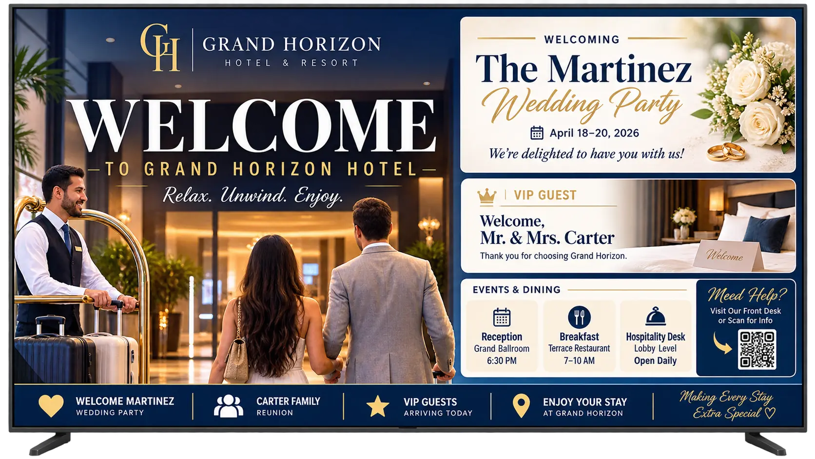 Personalized welcome