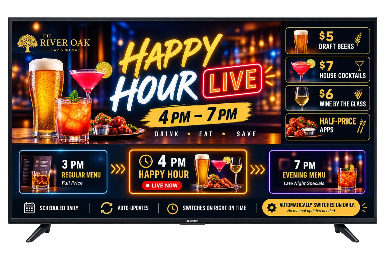 Happy hour, on autopilot